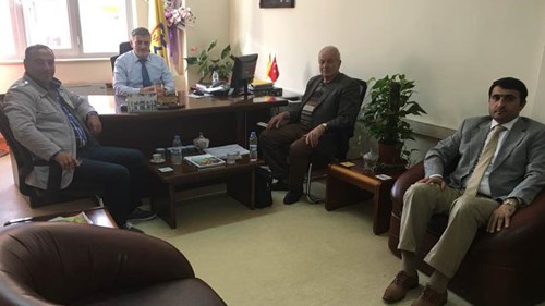 Derneğimiz PTT Baş Müdürü Sn. Hizir Nur ve Ali Naziroğlu'nu Ziyaret Etti