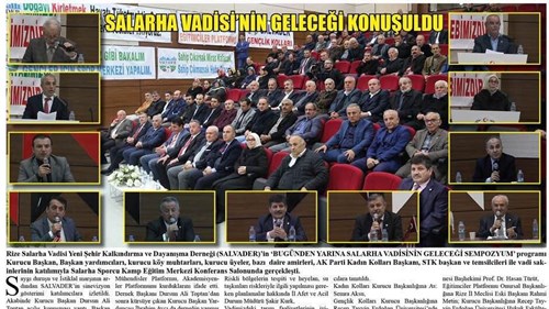 Salarha Vadimizin Geleceği Konuşuldu.