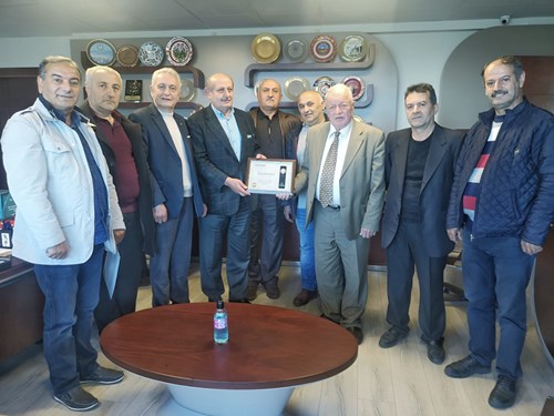 SAYIN HALİL BAKIRCI'YA ONUR BELGESİ TAKDİMİ